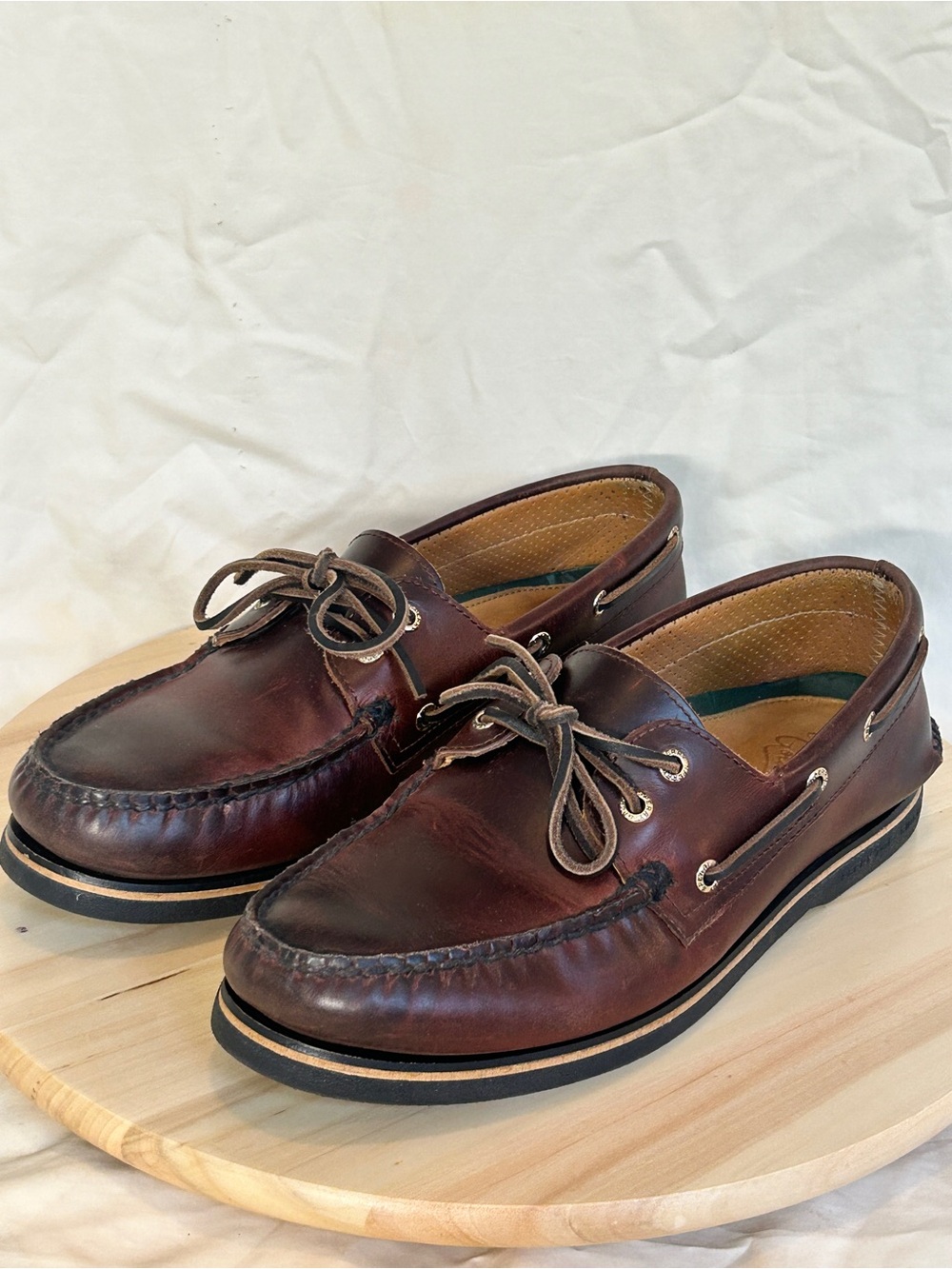Sperry Men’s Gold Cup Brown Leather Boat Shoe US 10.5 EU 44